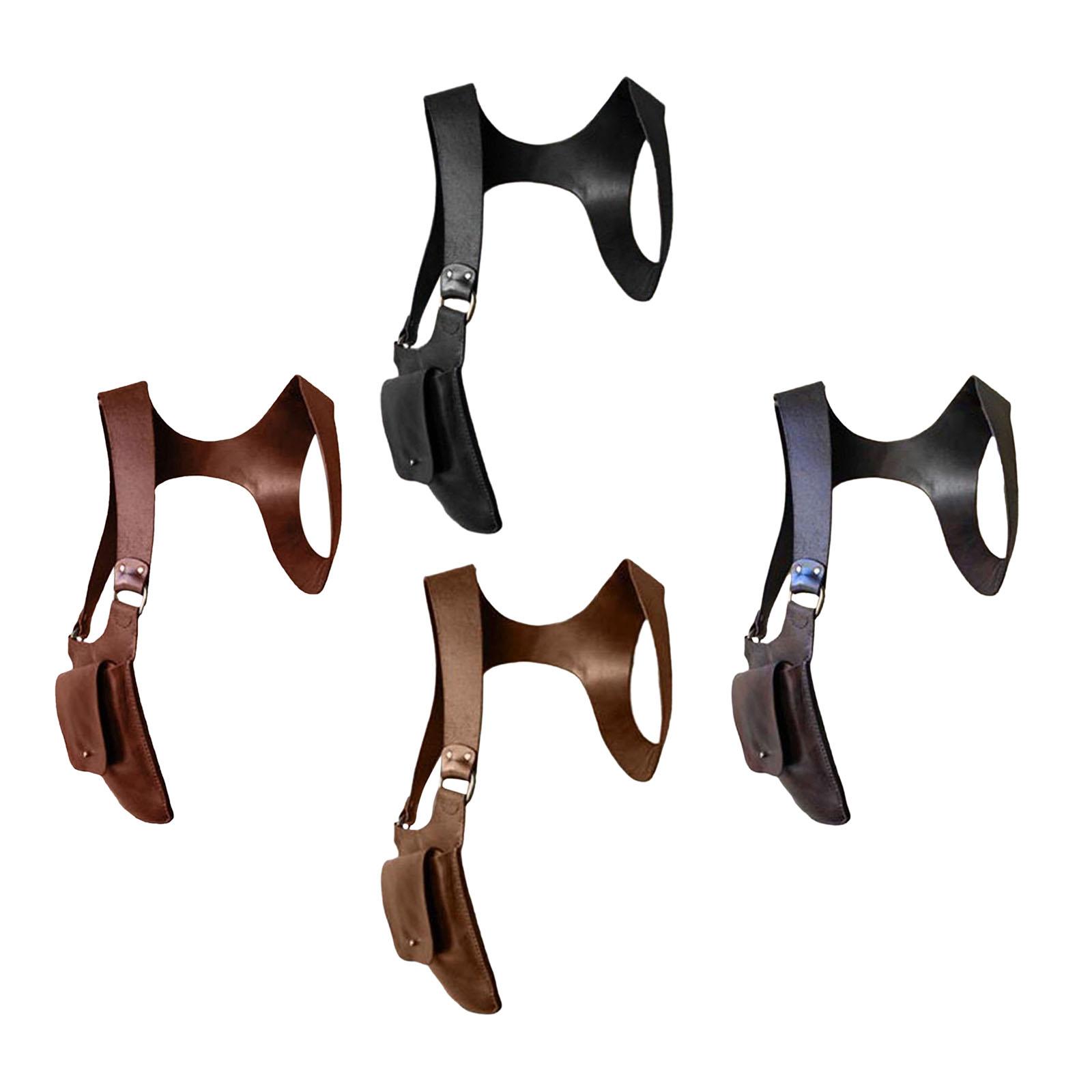 Leatherwork Rivets - Tas Selempang Kulit PU Model Retro,
