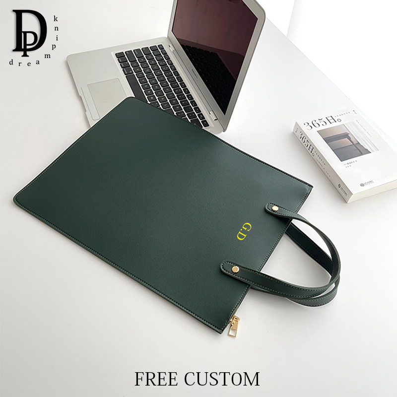 Leather Work Handbags - Tas Laptop Desain Mewah Custom Nama,