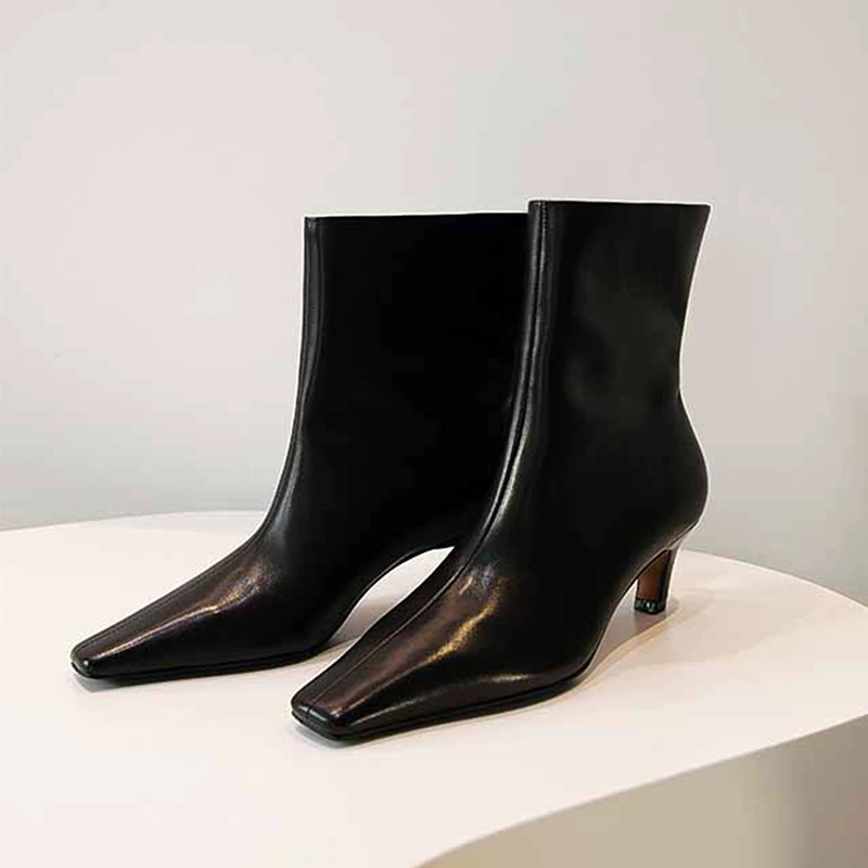 Leather Work Western - Sepatu Boots AIYKAZYSDL 2025 Model Square