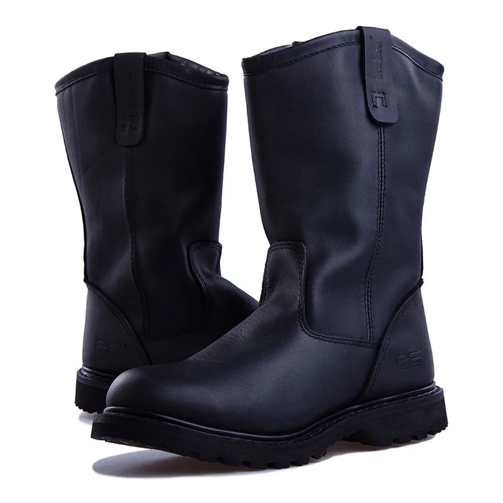 Leather Work Western - Pf Sepatu Bot Motor Goodyear-Welt Kulit