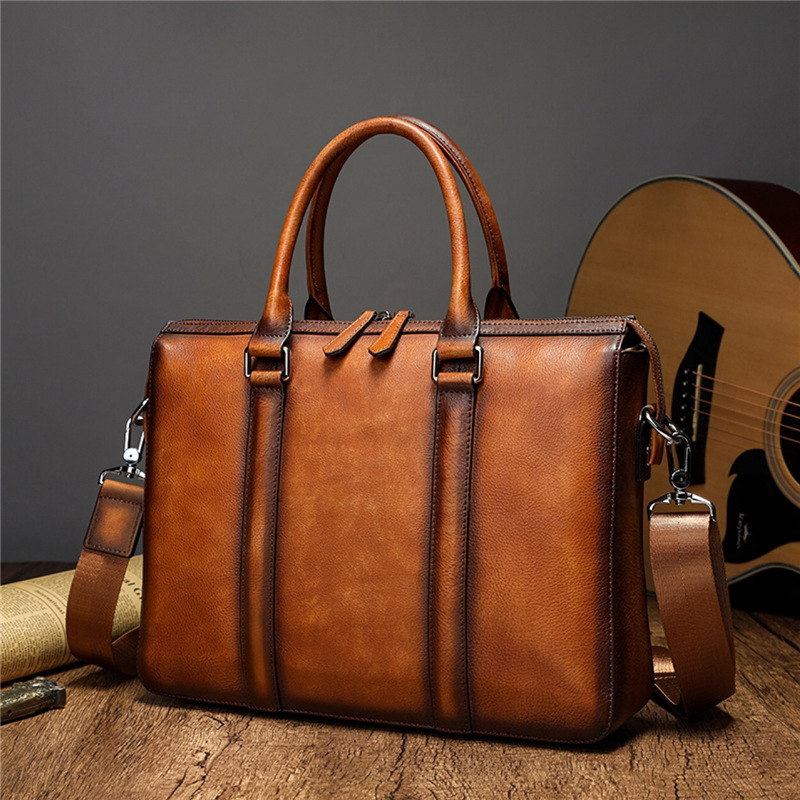Leather Work Handbags - Tas Kerja Kulit Asli YETTIES |