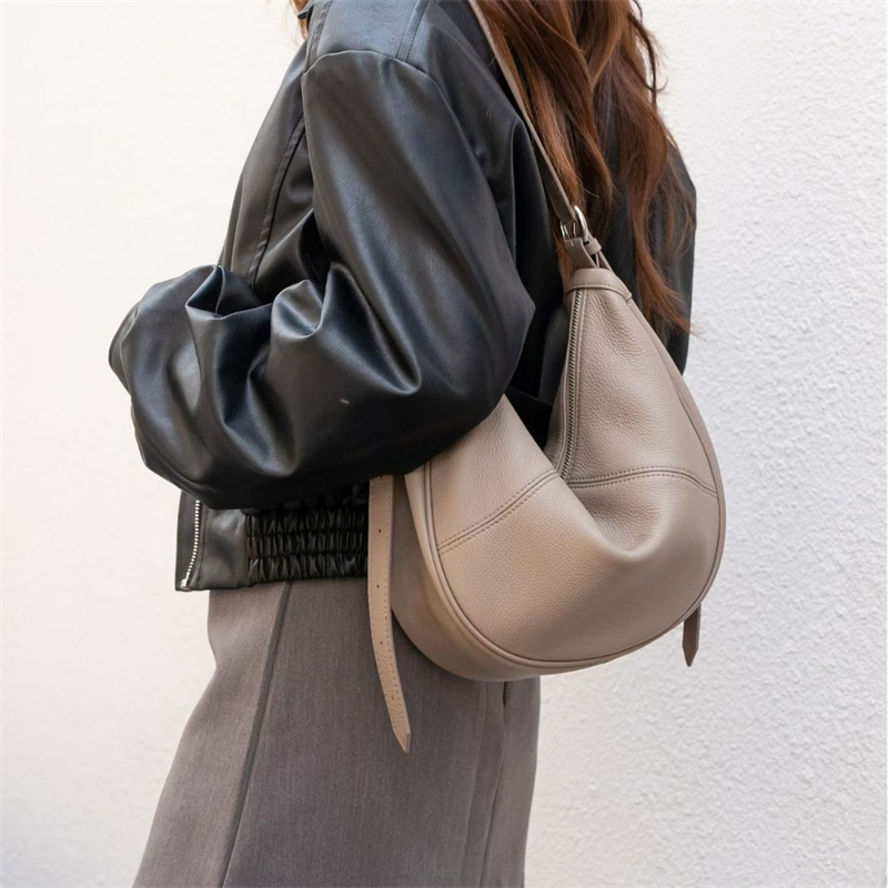 Leather Work Handbags - Tas Hobo Kulit Asli BURMINSA, Tas