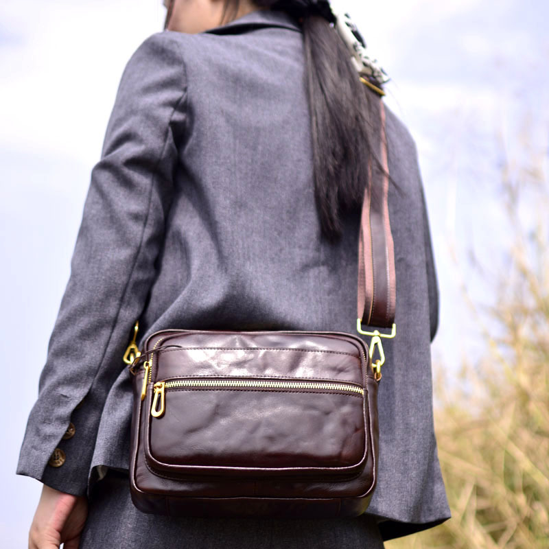 Leatherwork Rivets - AETOO Tas Wanita Kulit Sapi Tas