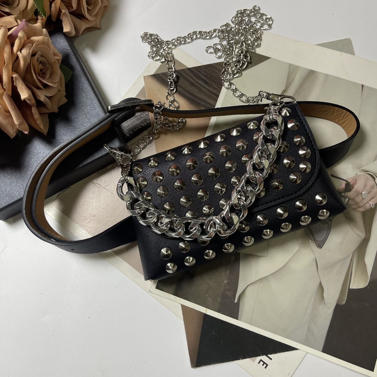 Leatherwork Rivets - Tas Wanita Dekorasi Paku Keling Logam