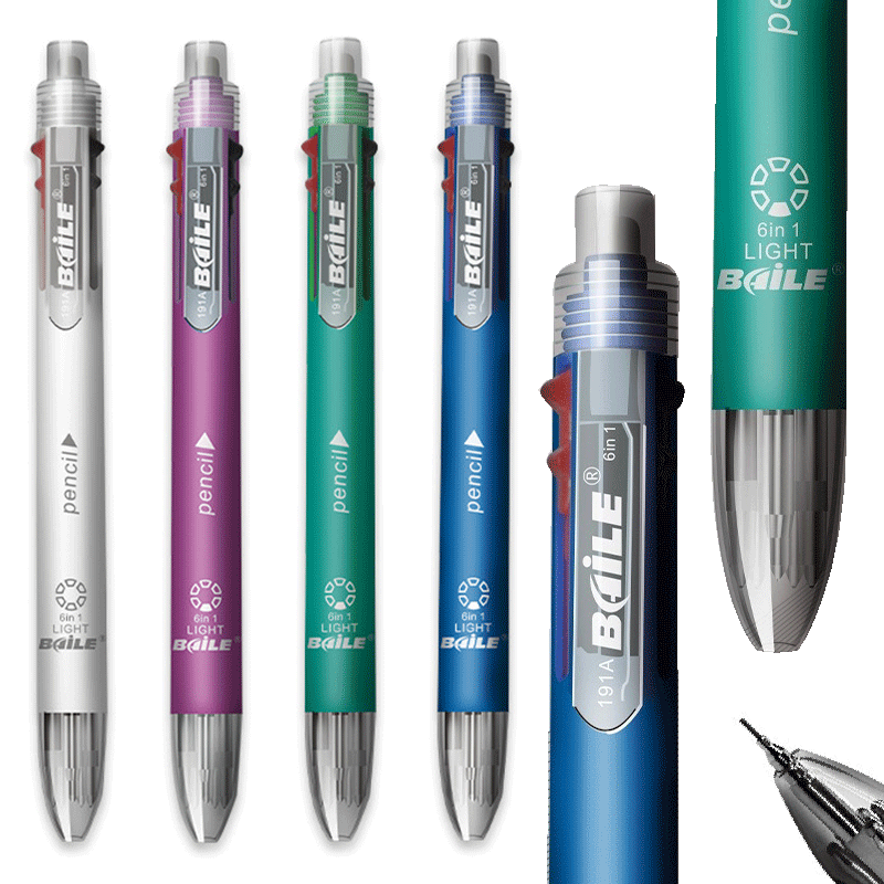 Set Pena Bolpoin 6 In 1 Multiw - Staedtler Pencil Lumocolor ulasan dan harga