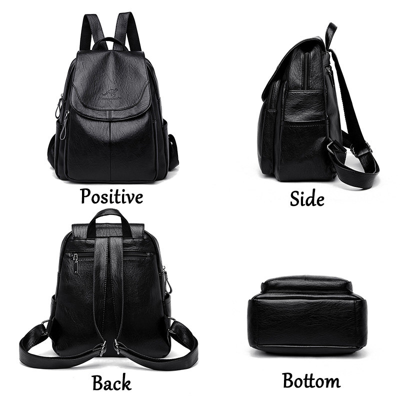 Ransel Kulit Lembut Vintage un - Leatherwork Letters ulasan dan harga