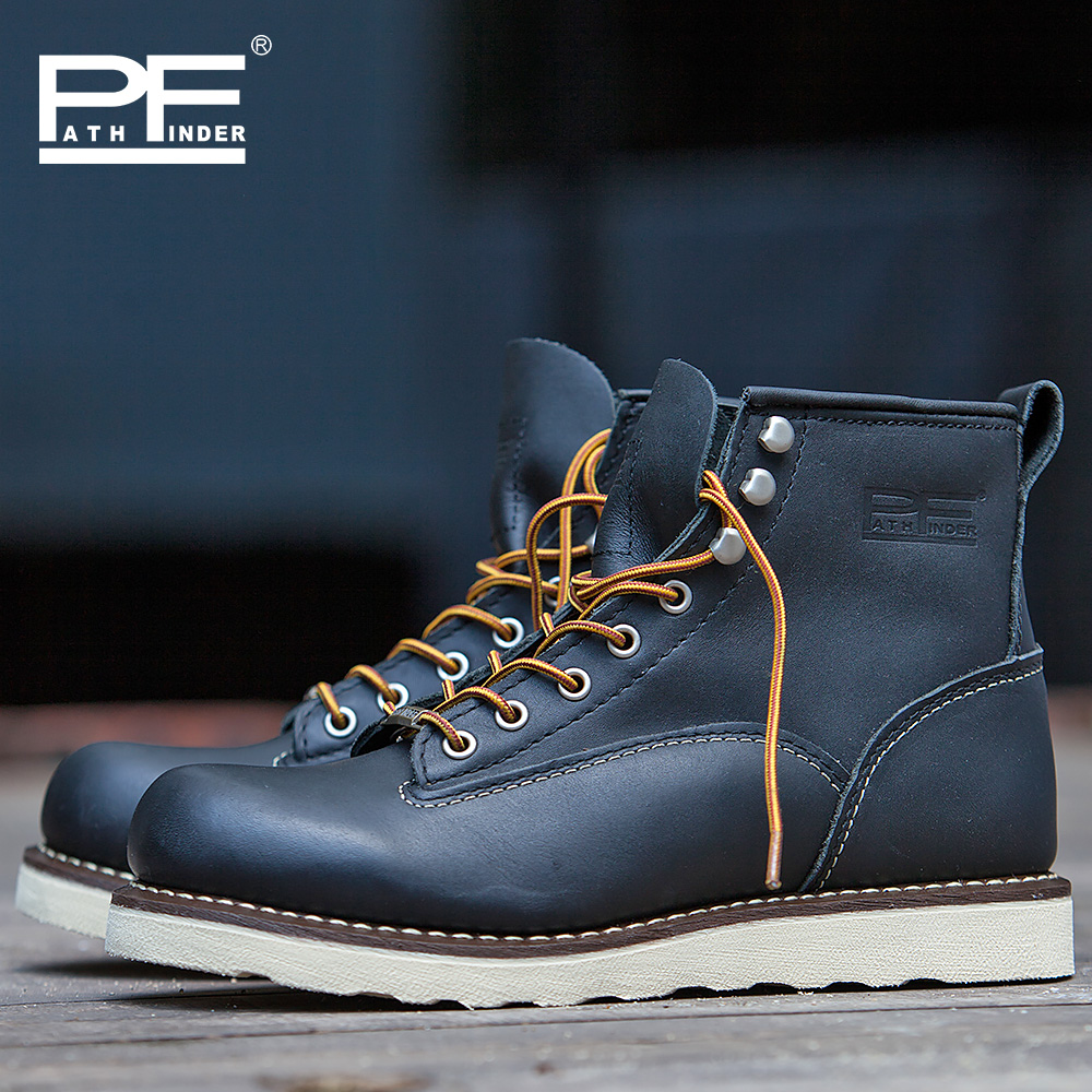 Sepatu Boots Kulit Asli Pria u - Leather Work Western ulasan dan harga