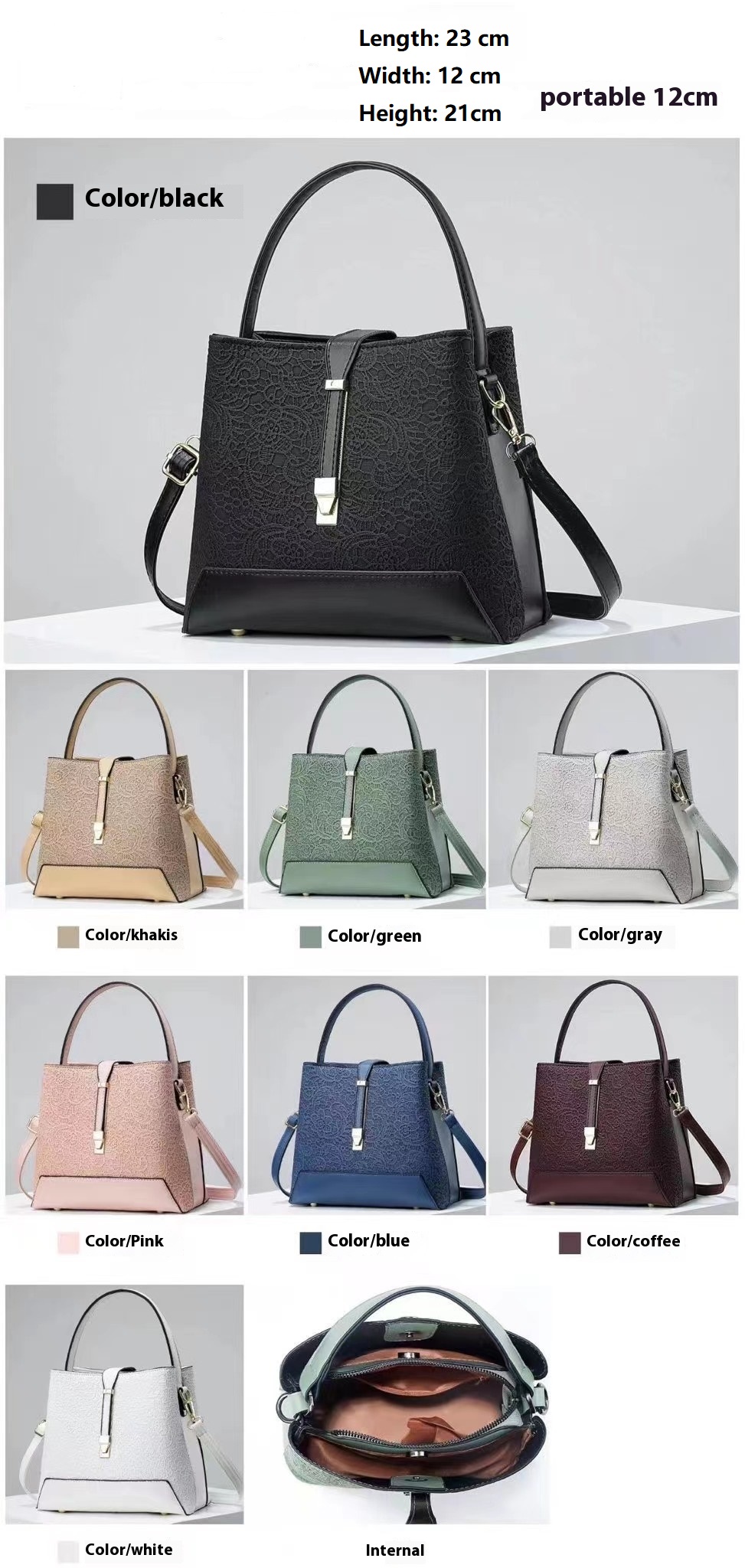 Tas Tote Mewah Baru Tas Tangan - Leather Work Handbags ulasan dan harga