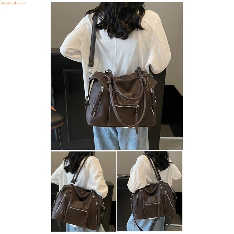 Q5WE Tas Ketiak Serbaguna Tas  - Leather Work Duffle ulasan dan harga