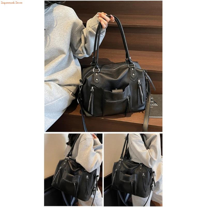 Q5WE Tas Ketiak Serbaguna Tas  - Leather Work Duffle ulasan dan harga