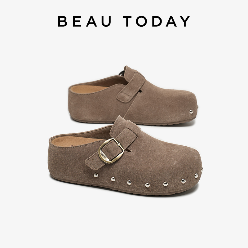 BEAUTODAY Sepatu Kasual Wanita - Leatherwork Rivets ulasan dan harga
