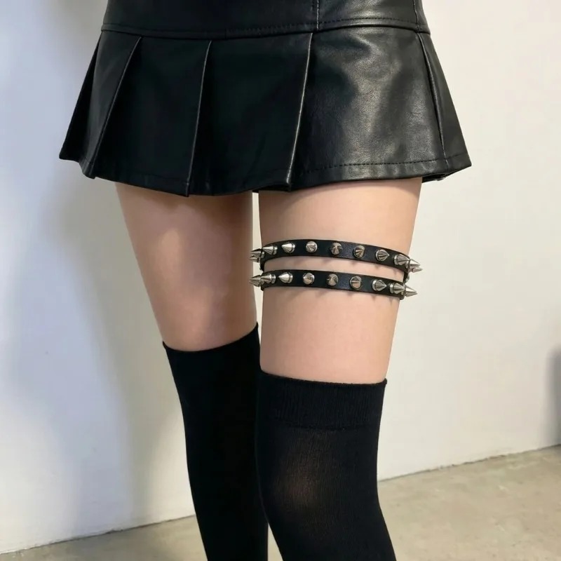 Garter Kaki Model Kerucut Dua  - Leatherwork Rivets ulasan dan harga