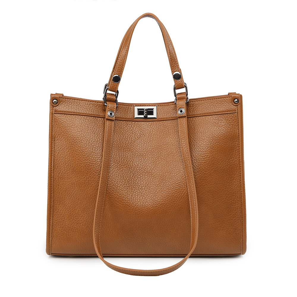 Tas Tote Wanita Kapasitas Besa - Leather Work Handbags ulasan dan harga