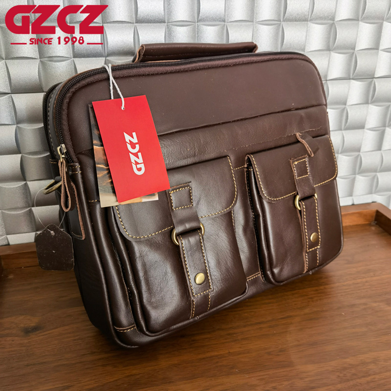 Tas Selempang Pria GZCZ, Tas K - Leather Work Handbags ulasan dan harga
