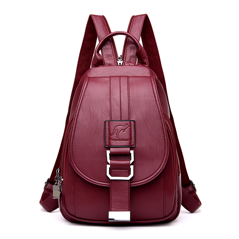 Ransel Sekolah 6 warna wanita, - Leatherwork Letters ulasan dan harga