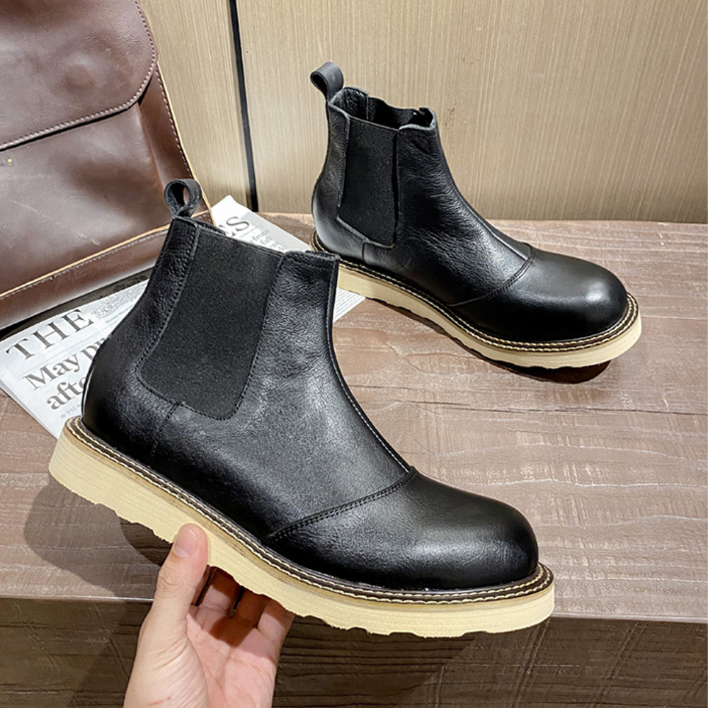 Sepatu Boots Chelsea Kulit Asl - Leather Work Western ulasan dan harga