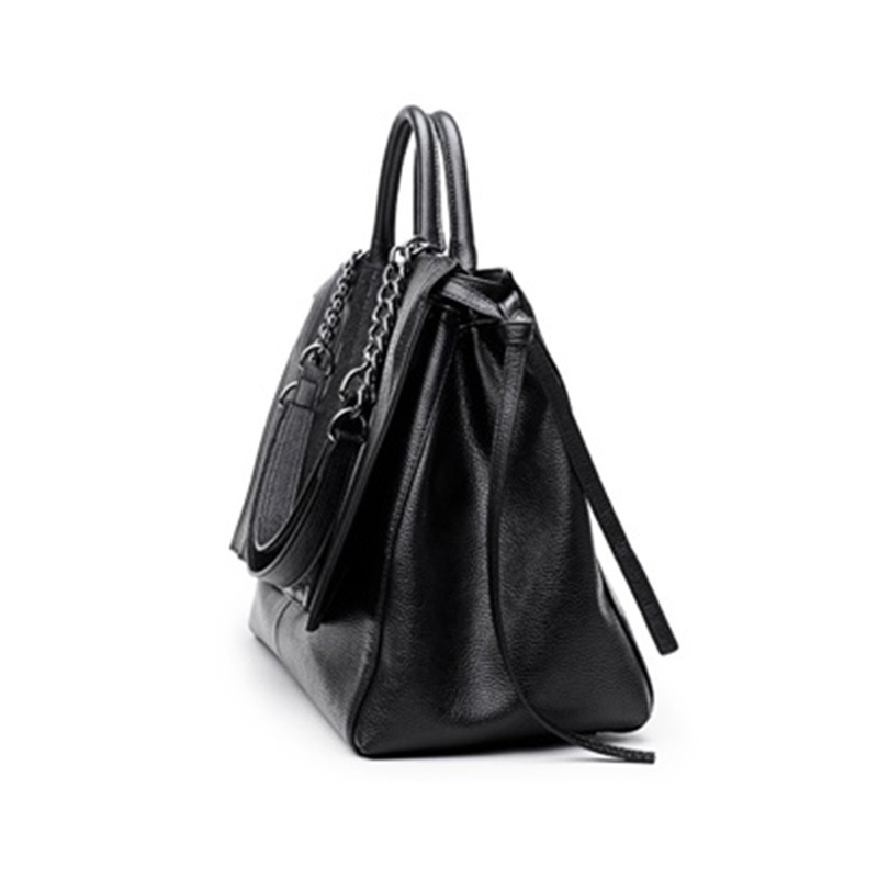Tas Tote Elegan Dengan Resleti - Leather Work Handbags ulasan dan harga
