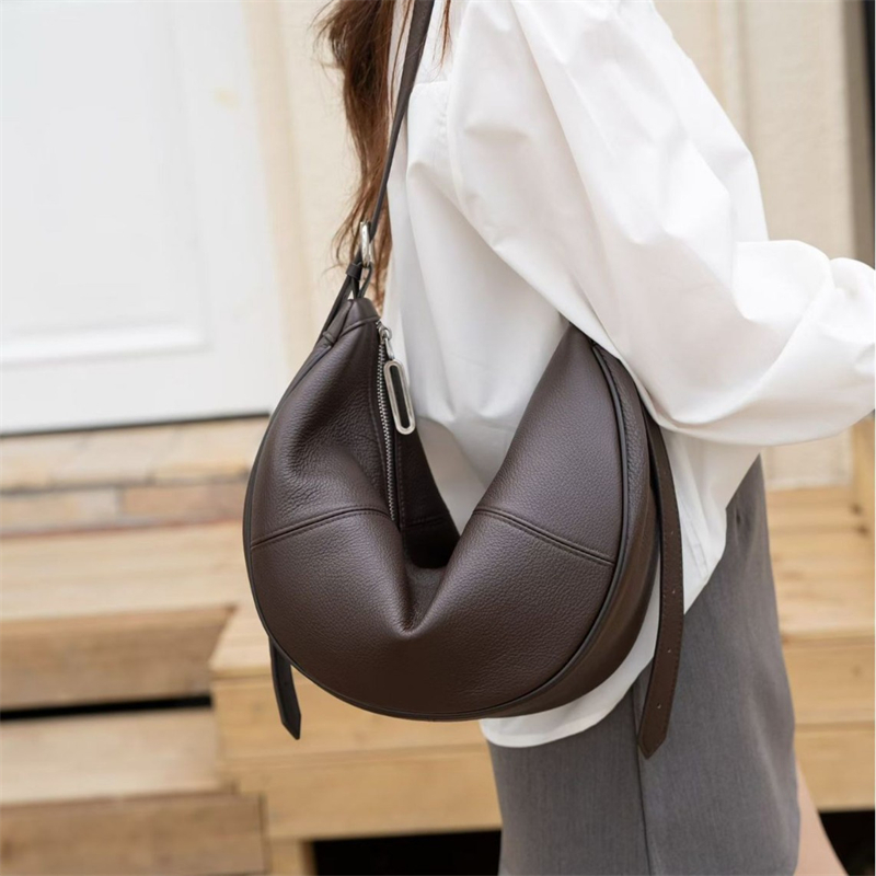 Tas Hobo Kulit Asli BURMINSA,  - Leather Work Handbags ulasan dan harga