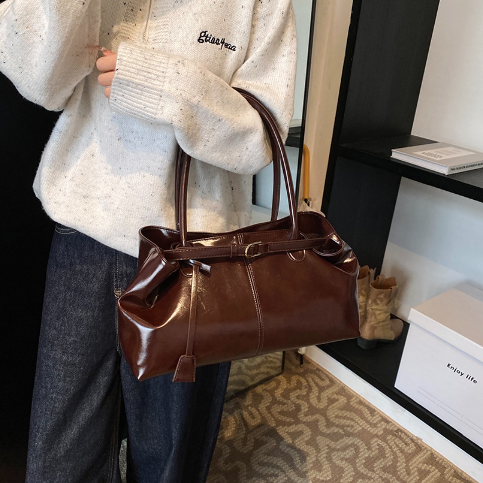 Tas Selempang Hobo Kulit PU Mi - Leather Work Handbags ulasan dan harga