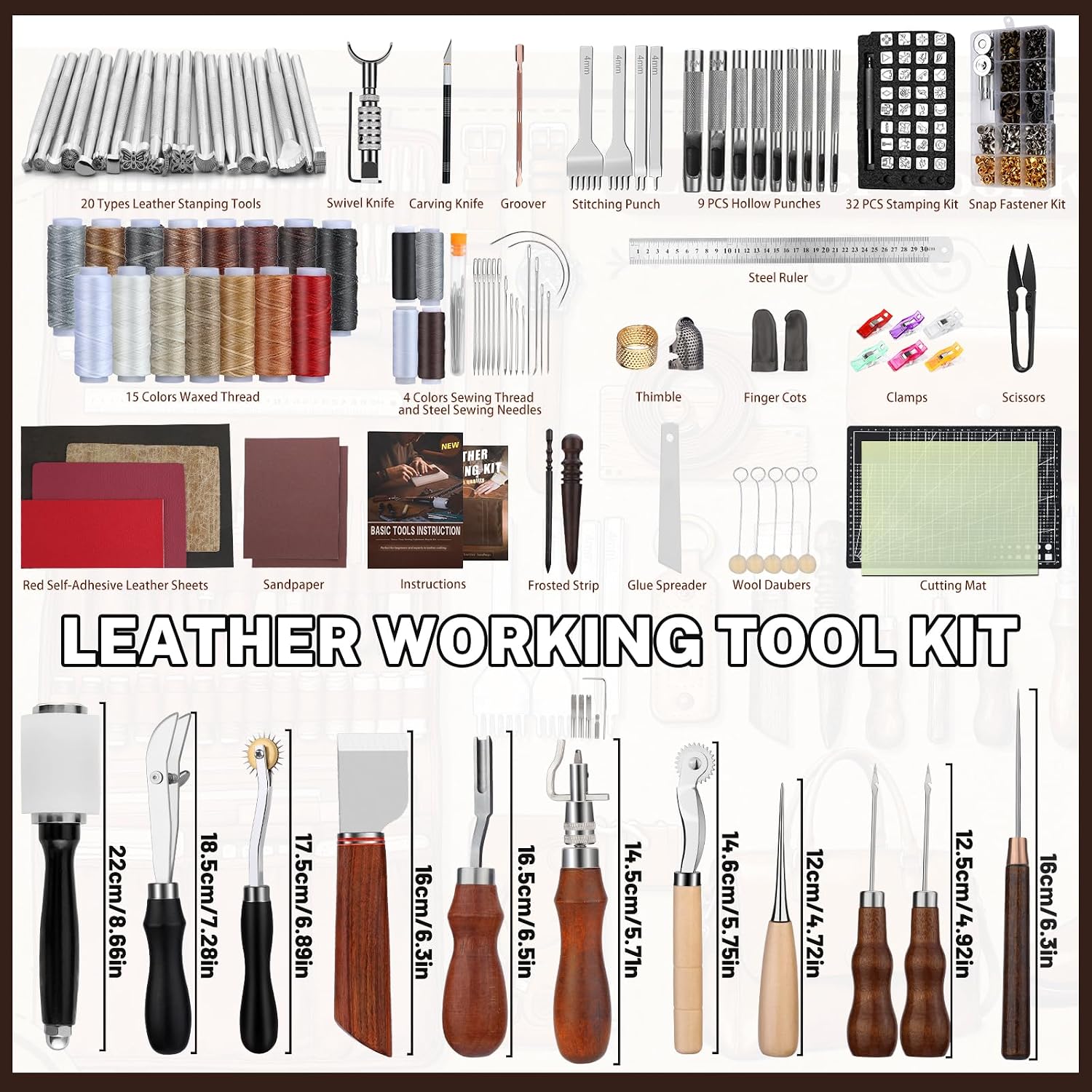 Perlengkapan Kerja Kulit, Pera - Leather Work ulasan dan harga