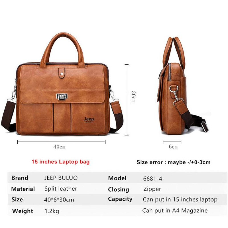 Tas Kulit Pria Jeep Buluo, Tas - Leatherwork Letters ulasan dan harga