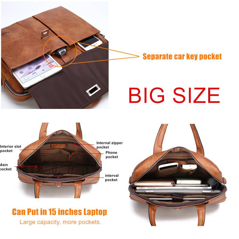 Tas Kulit Pria Jeep Buluo, Tas - Leatherwork Letters ulasan dan harga