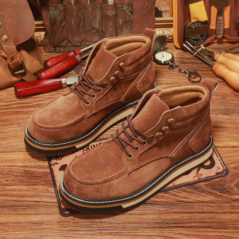 Sepatu Boots Kulit Asli Gaya R - Leather Work Western ulasan dan harga