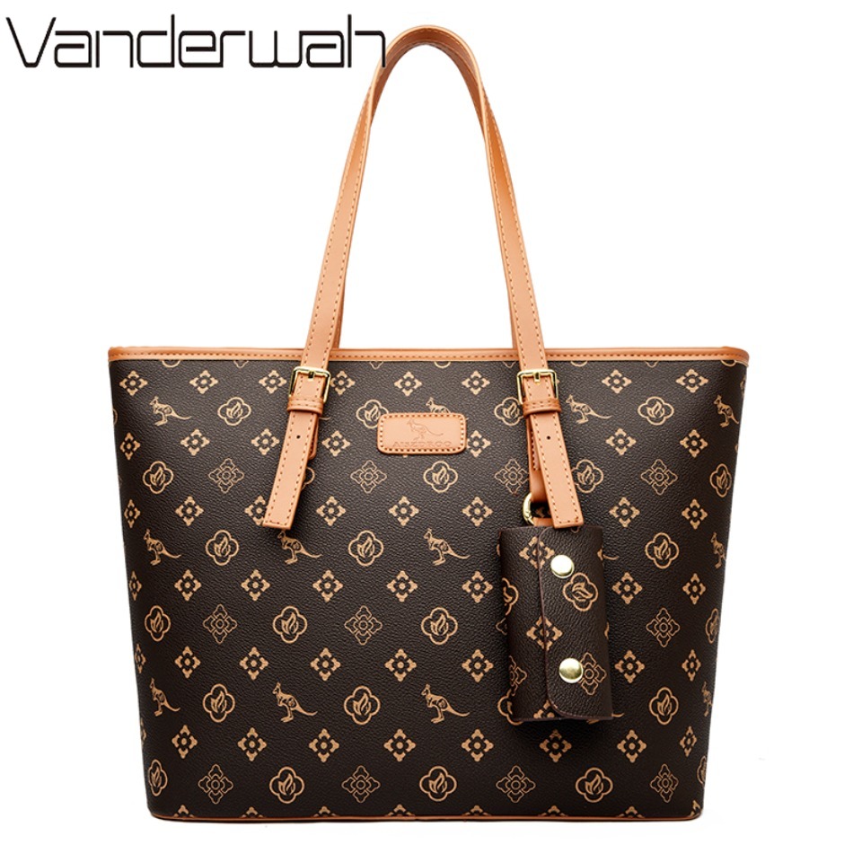 Tas Tangan Mewah Tote Kasual K - Leatherwork Letters ulasan dan harga