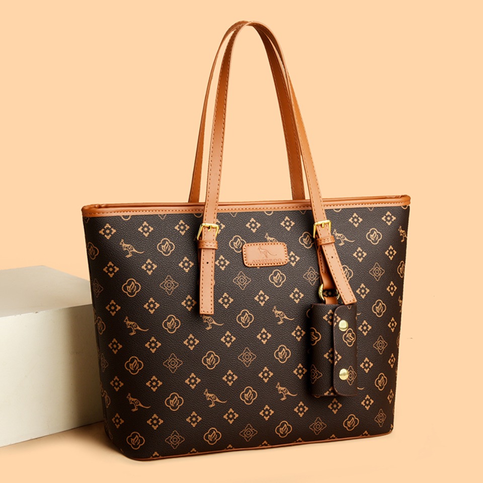 Tas Tangan Mewah Tote Kasual K - Leatherwork Letters ulasan dan harga