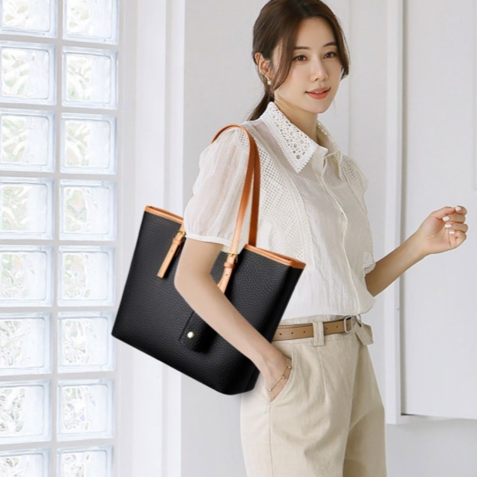 Tas Tangan Mewah Tote Kasual K - Leatherwork Letters ulasan dan harga